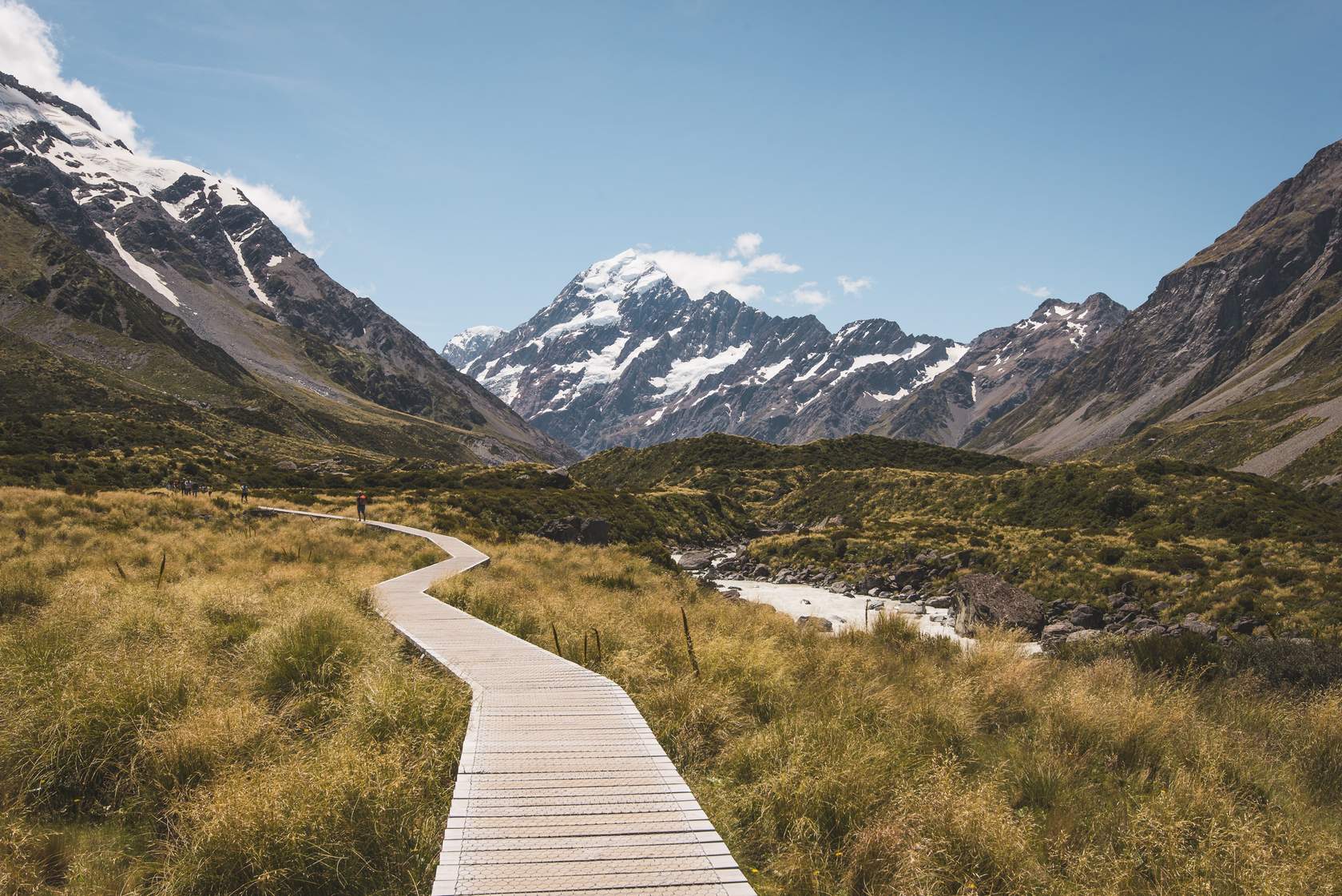 Mount Cook walk way