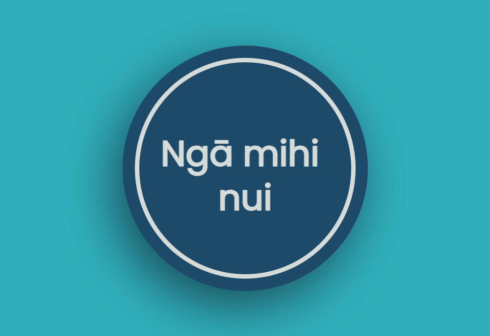 Nga mihi sticker