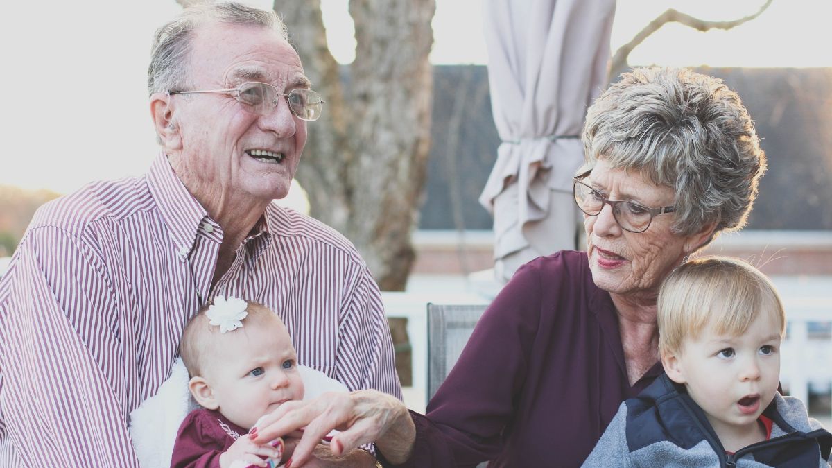 Elders with children